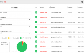 DQ application screenshot - Classify and track data quality.