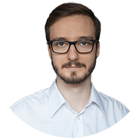 A photo of Delyan Slavkov, Senior RPA Consultant at Adastra Bulgaria.