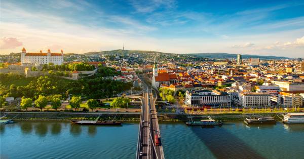 Bratislava from the sky.