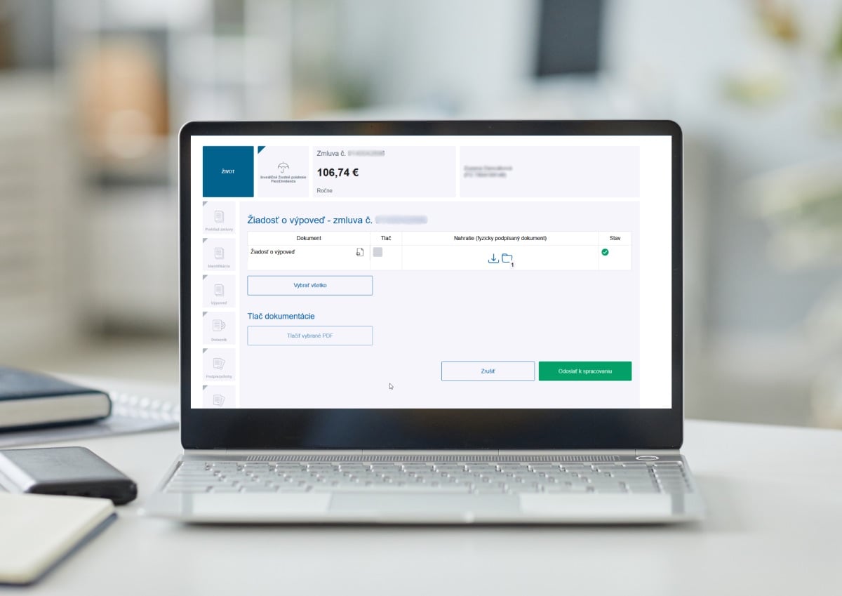 Uniqa insurance application screenshot 2
