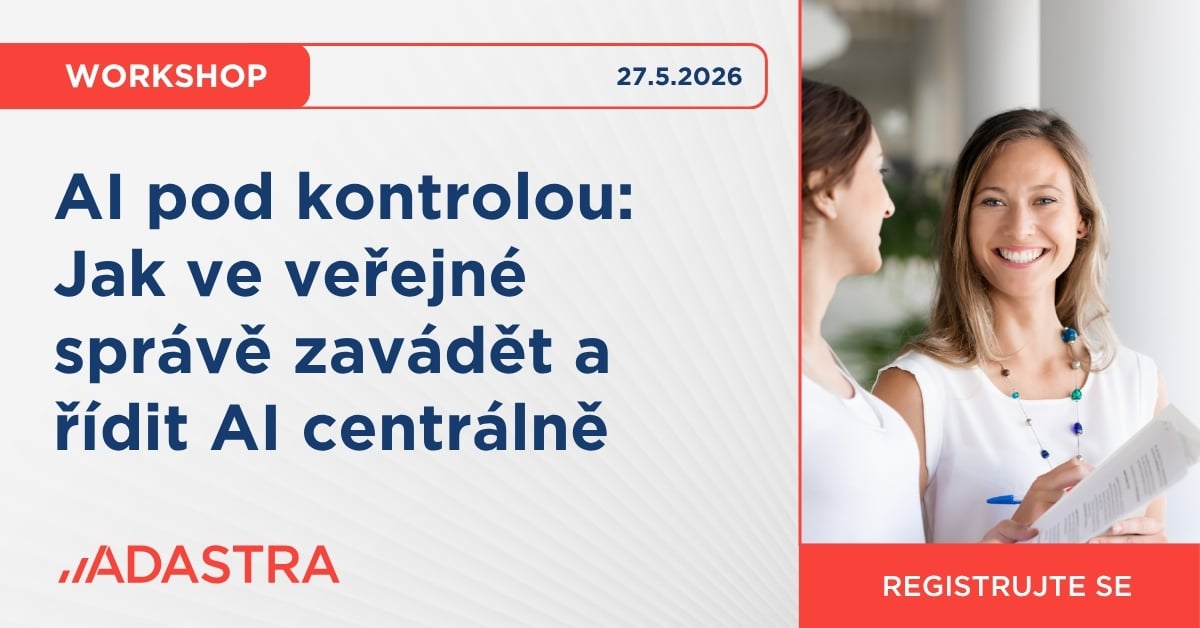 AI pod kontrolou: Jak ve veřejné správě zavádět a řídit AI centrálně
