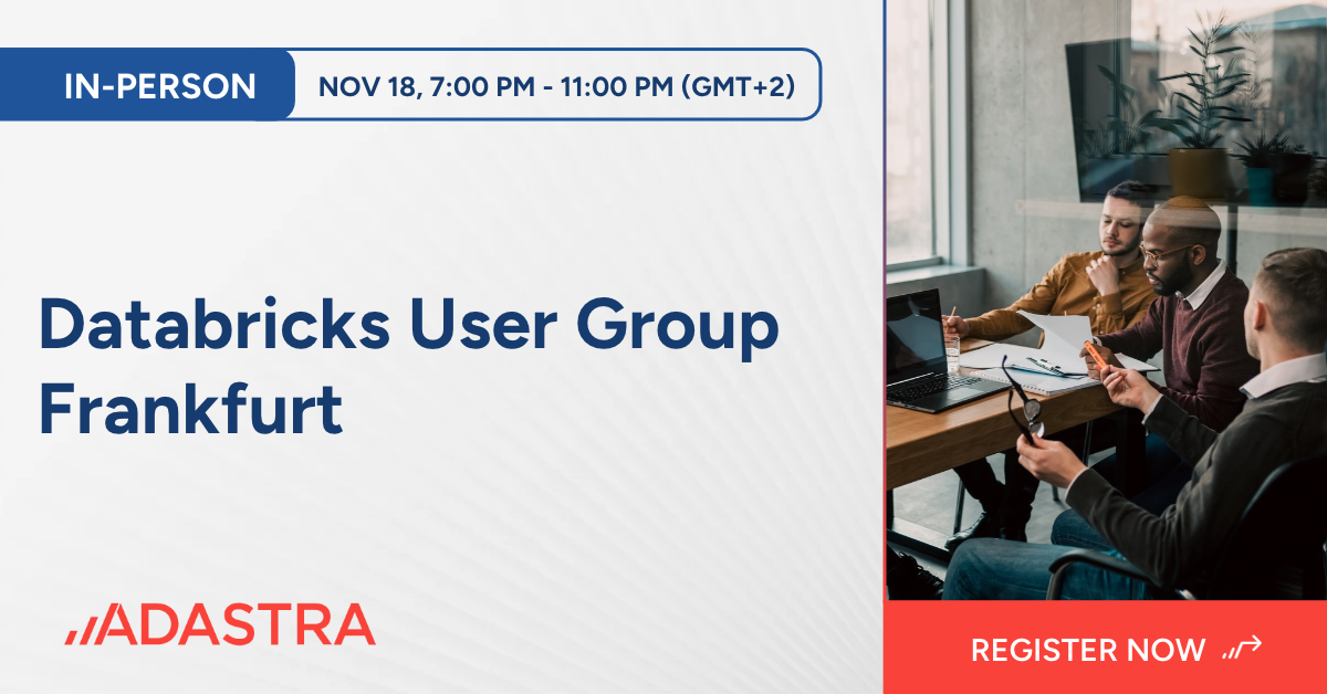 Databricks User Group Frankfurt